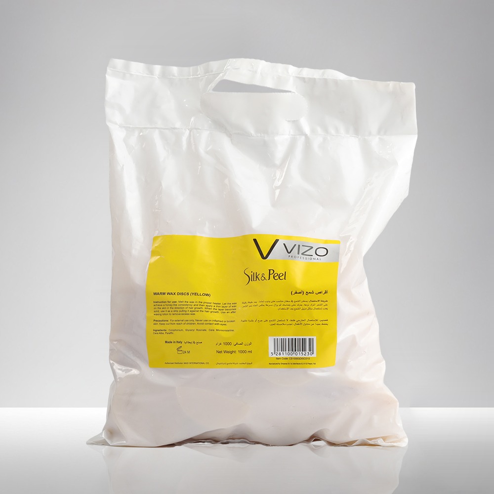 VIZO Silk Peel Yellow Disc Wax 1000G Bag VIZO Cosmetics