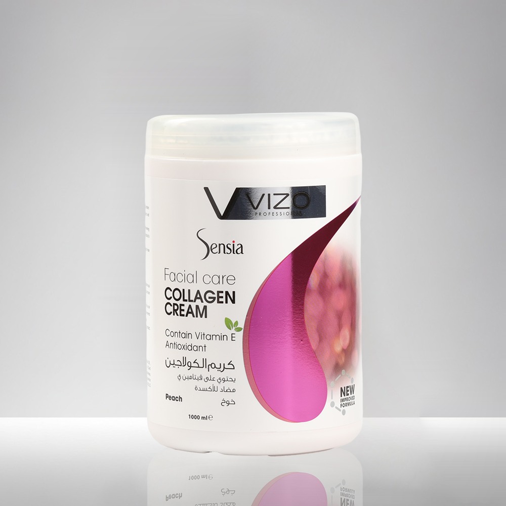 VIZO Sensia Peach Collagen Moisturizing Cream 1000 ML v2 - VIZO 